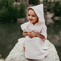 HKM-365267 Quick-Drying Cotton Hooded Bathrobe for Kids in Multiple Colors