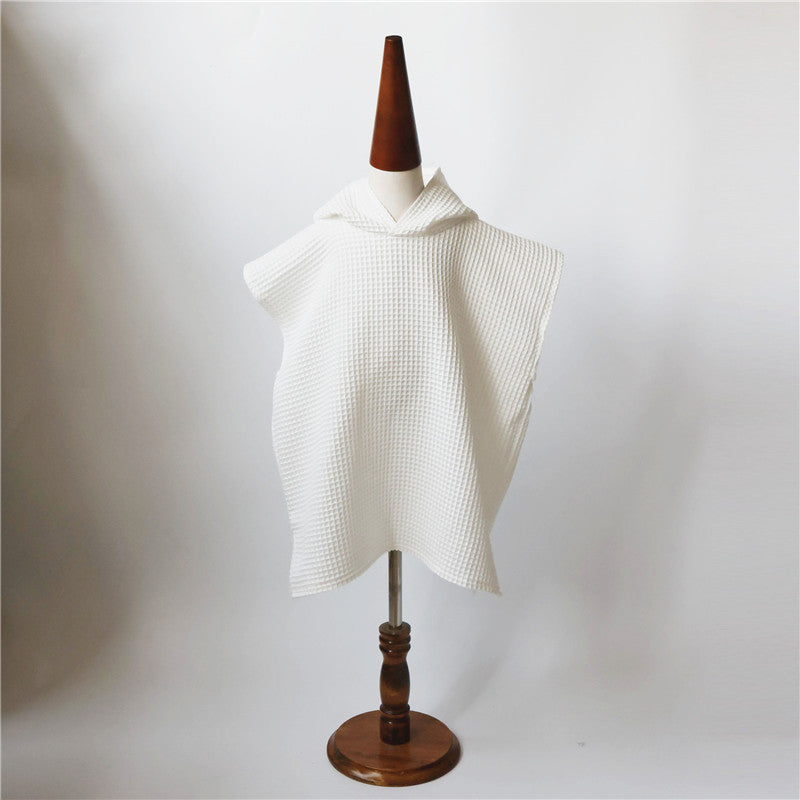 HKM-365267 Quick-Drying Cotton Hooded Bathrobe for Kids in Multiple Colors