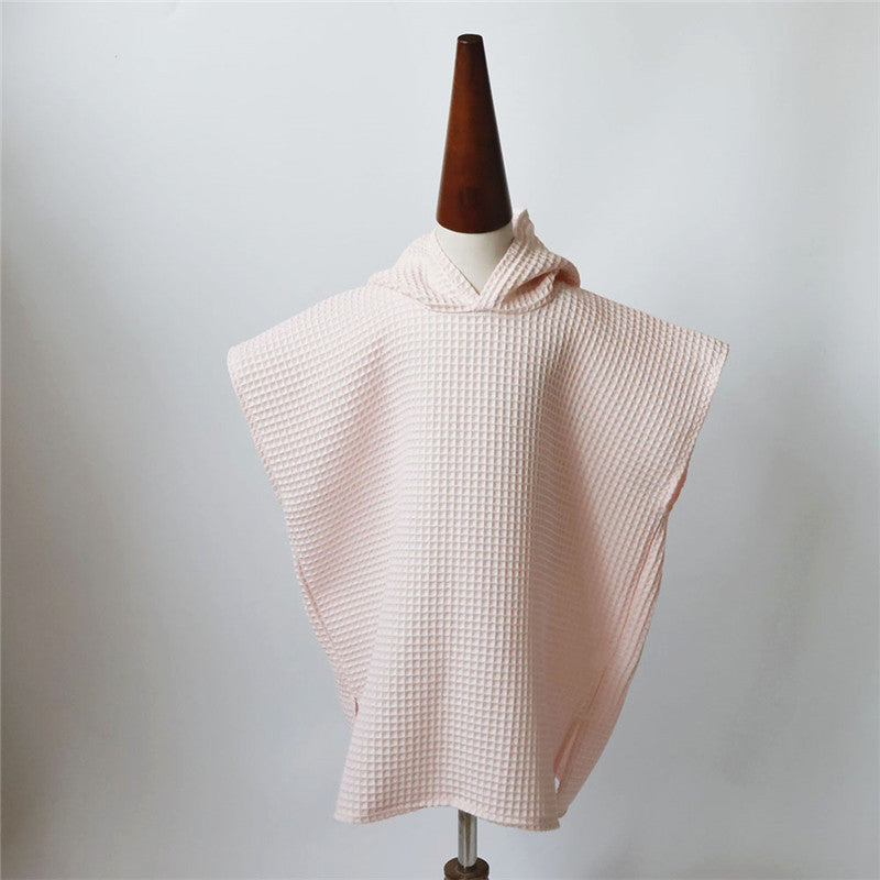 HKM-365267 Quick-Drying Cotton Hooded Bathrobe for Kids in Multiple Colors