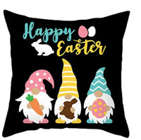 HKM-365395 Nordic Cartoon Anime Linen Throw Pillowcase for Living Room Sofa Bed
