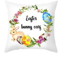 HKM-365395 Nordic Cartoon Anime Linen Throw Pillowcase for Living Room Sofa Bed