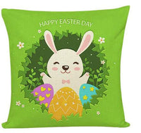 HKM-365395 Nordic Cartoon Anime Linen Throw Pillowcase for Living Room Sofa Bed