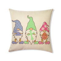 HKM-365395 Nordic Cartoon Anime Linen Throw Pillowcase for Living Room Sofa Bed
