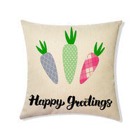 HKM-365395 Nordic Cartoon Anime Linen Throw Pillowcase for Living Room Sofa Bed