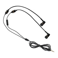HKM-365587 In-ear Wired Headset with Microphone and Radiation Protection, Frequency Range 20-20000Hz, Silicone Earplugs, 3.5mm Plug