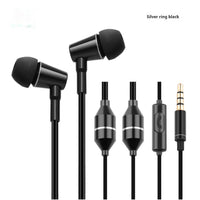HKM-365587 In-ear Wired Headset with Microphone and Radiation Protection, Frequency Range 20-20000Hz, Silicone Earplugs, 3.5mm Plug