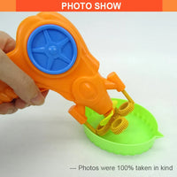 HKM-365651 Battery Operated Bubble Gun for Kids - Fun Plastic Toy Ages 2 to 7