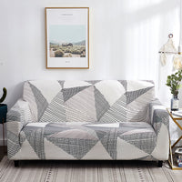 HKM-365651 Universal Elastic Sofa Cover in Various Patterns and Sizes - Modern Design, Non-slip Protection