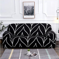 HKM-365651 Universal Elastic Sofa Cover in Various Patterns and Sizes - Modern Design, Non-slip Protection