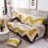 HKM-365651 Universal Elastic Sofa Cover in Various Patterns and Sizes - Modern Design, Non-slip Protection