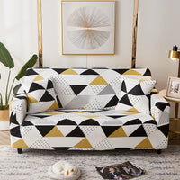 HKM-365651 Universal Elastic Sofa Cover in Various Patterns and Sizes - Modern Design, Non-slip Protection