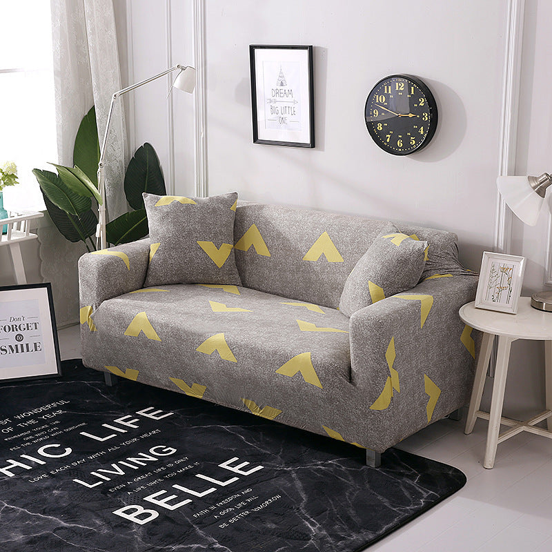 KTX-365651 Universal Elastic Sofa Cover in Various Patterns and Sizes - Modern Design, Non-slip Protection