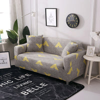 HKM-365651 Universal Elastic Sofa Cover in Various Patterns and Sizes - Modern Design, Non-slip Protection