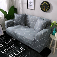HKM-365651 Universal Elastic Sofa Cover in Various Patterns and Sizes - Modern Design, Non-slip Protection