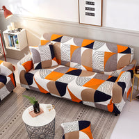HKM-365651 Universal Elastic Sofa Cover in Various Patterns and Sizes - Modern Design, Non-slip Protection