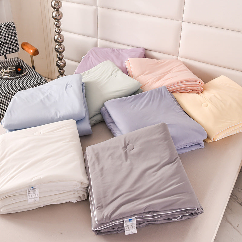 HKM-365843 Cool Silk Ice Cream Summer Quilt - Airable Cover in Multiple Sizes, Nordic Style