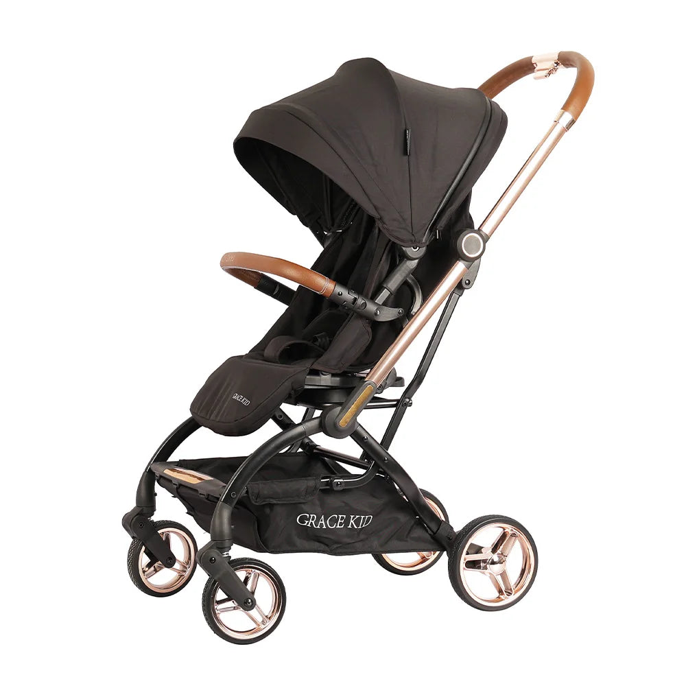 KTX-366035 4-in-1 Lightweight Foldable Baby Stroller with Swivel Seat for Newborns to 3 Months