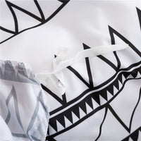 HKM-366163 Brushed Bedding Set - 1 Duvet Cover and 2 Pillowcases in Twin, Queen, King Sizes
