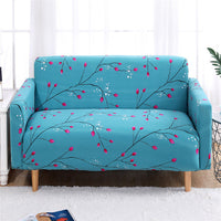 HKM-366227 Polyester Elastic Sofa Cover with Pillowcases for Single to Four-Seater Styles