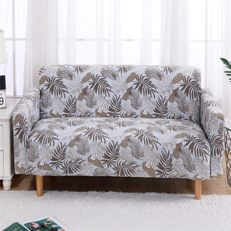 HKM-366227 Polyester Elastic Sofa Cover with Pillowcases for Single to Four-Seater Styles