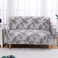 HKM-366227 Polyester Elastic Sofa Cover with Pillowcases for Single to Four-Seater Styles