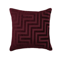 HKM-366291 Velvet Pillowcase for Bedside and Living Room - Fashion Simple Print in Milk White, Matcha Green, Orange, Camel, Burgundy, Black (45x45CM/50x50CM)