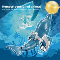 HKM-366419 2.4G Remote-Controlled Dolphin Water Play Toy for Outdoor Use