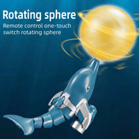 HKM-366419 2.4G Remote-Controlled Dolphin Water Play Toy for Outdoor Use