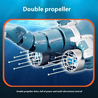 HKM-366419 2.4G Remote-Controlled Dolphin Water Play Toy for Outdoor Use
