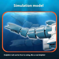 HKM-366419 2.4G Remote-Controlled Dolphin Water Play Toy for Outdoor Use