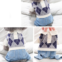 HKM-366611 Four-Legged Casual Winter Outfit for Dogs - Available in XS to XL Sizes
