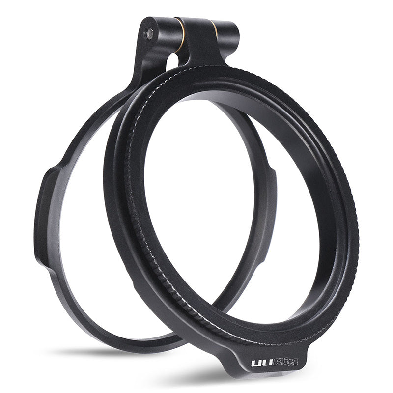 HKM-366739 Rotatable Flip Adapter Ring for Quick NC Filter Switch, Compatible with Most Camera Lenses, Aluminium Alloy Design
