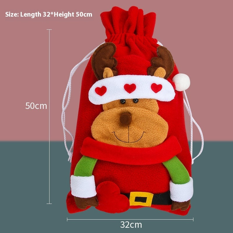 HKM-366803 Christmas Stockings Set in Large, Medium, and Small Sizes for Festive Decor