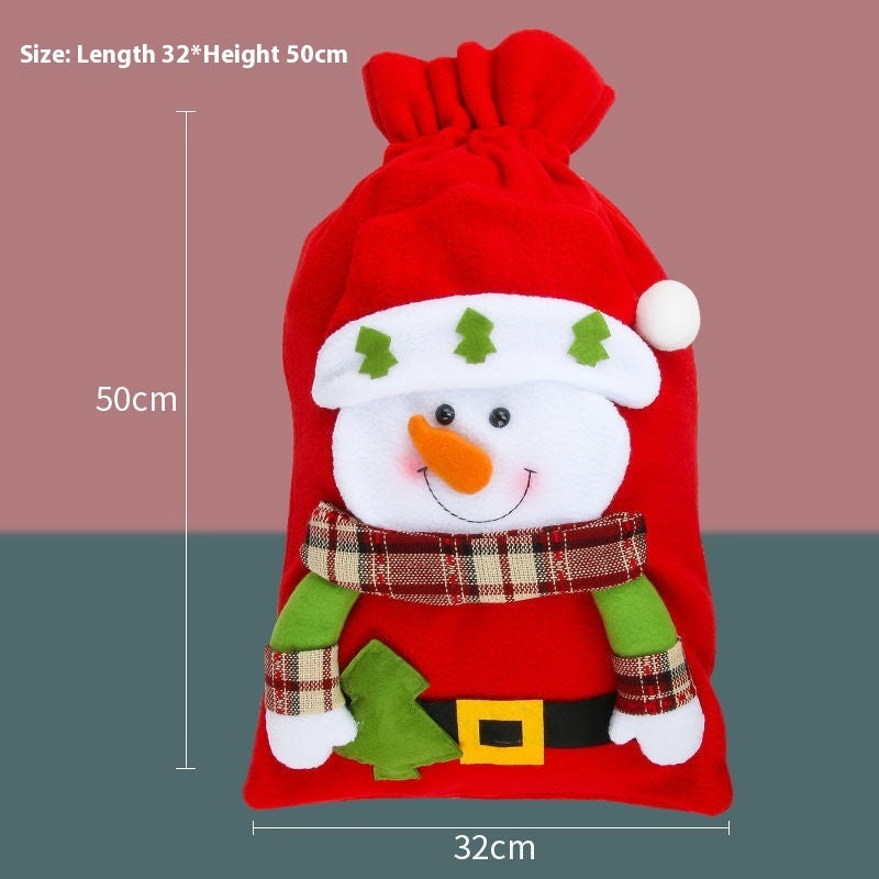HKM-366803 Christmas Stockings Set in Large, Medium, and Small Sizes for Festive Decor