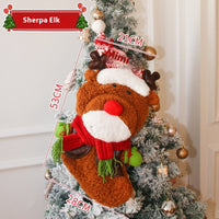 HKM-366803 Christmas Stockings Set in Large, Medium, and Small Sizes for Festive Decor