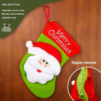 HKM-366803 Christmas Stockings Set in Large, Medium, and Small Sizes for Festive Decor