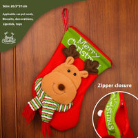 HKM-366803 Christmas Stockings Set in Large, Medium, and Small Sizes for Festive Decor