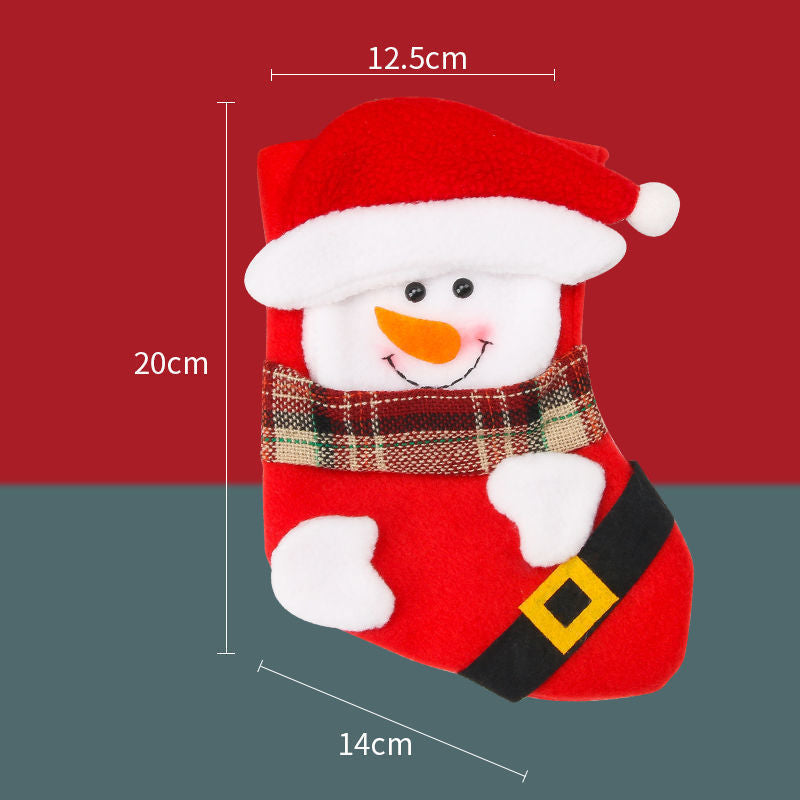 HKM-366803 Christmas Stockings Set in Large, Medium, and Small Sizes for Festive Decor
