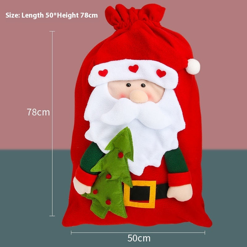 HKM-366803 Christmas Stockings Set in Large, Medium, and Small Sizes for Festive Decor