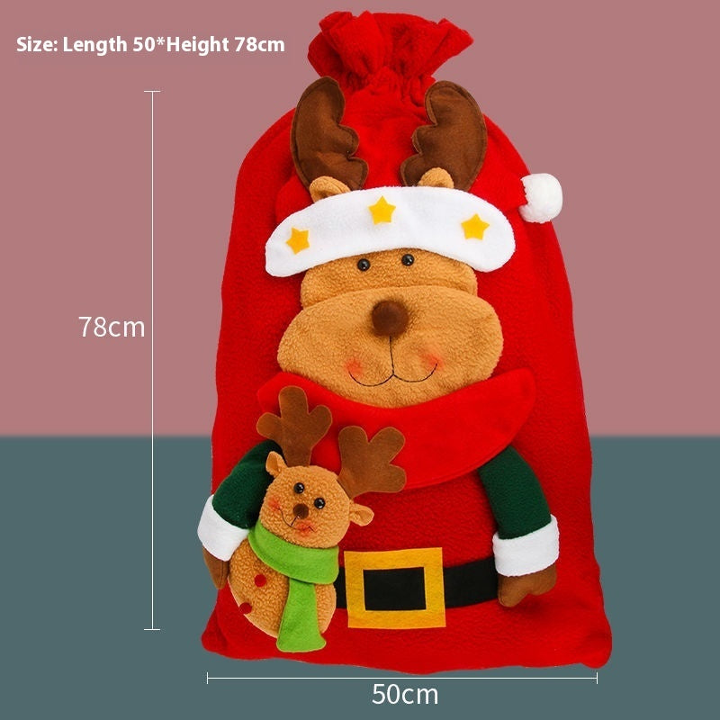 HKM-366803 Christmas Stockings Set in Large, Medium, and Small Sizes for Festive Decor