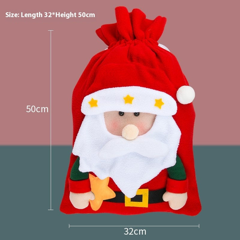 HKM-366803 Christmas Stockings Set in Large, Medium, and Small Sizes for Festive Decor