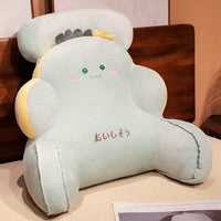 HKM-366803 Cute Animal Lumbar Support Pillows with Soft Upholstery - Unicorn, Whale, Dinosaur, and More