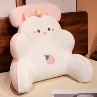 HKM-366803 Cute Animal Lumbar Support Pillows with Soft Upholstery - Unicorn, Whale, Dinosaur, and More