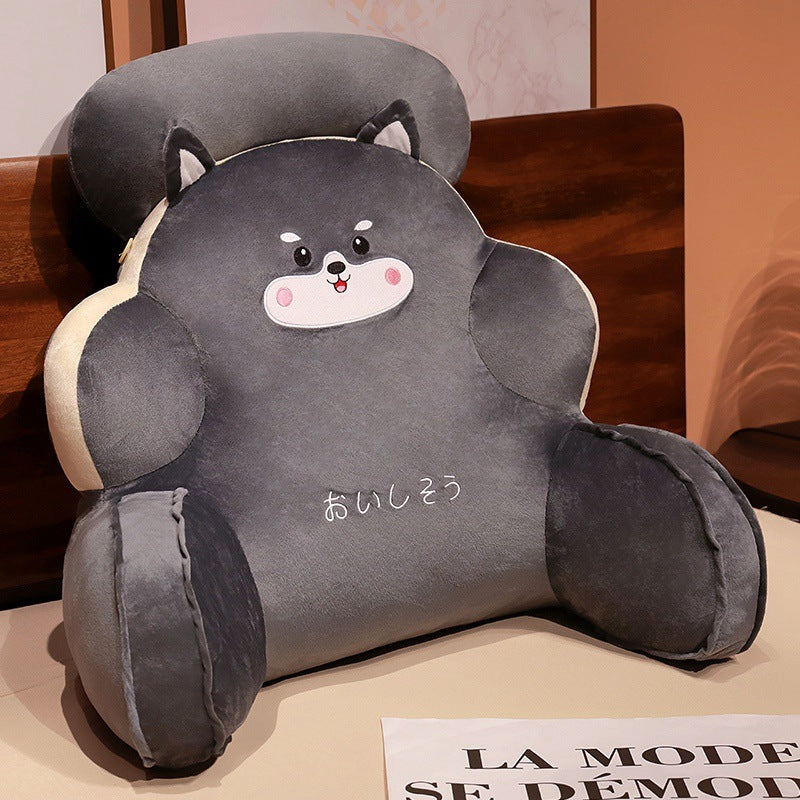 HKM-366803 Cute Animal Lumbar Support Pillows with Soft Upholstery - Unicorn, Whale, Dinosaur, and More