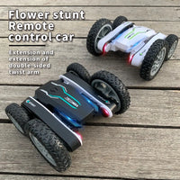 HKM-366995 2.4G Remote Control Double-Sided Stunt Car with 360° Rotation and Follow Me Feature