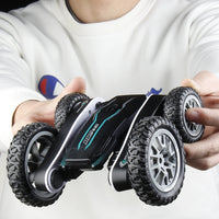 HKM-366995 2.4G Remote Control Double-Sided Stunt Car with 360° Rotation and Follow Me Feature
