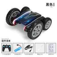 HKM-366995 2.4G Remote Control Double-Sided Stunt Car with 360° Rotation and Follow Me Feature
