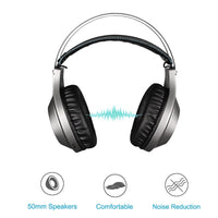 HKM-367059 NUBWO N2 Gaming Headset with Noise-Canceling Microphone and 50mm Drivers for PC and Console