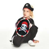 HKM-367123 Caribbean Pirate Hat and Eye Mask Set for Halloween Costumes