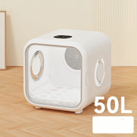 HKM-367187 Automatic Pet Drying Box with Spiral Heating Wire, 50L and 62L Capacity Options